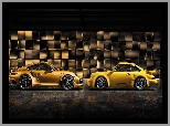 Samochody, Porsche 911 Carrera RS, Dwa, Porsche 911 Turbo S Exclusive Series